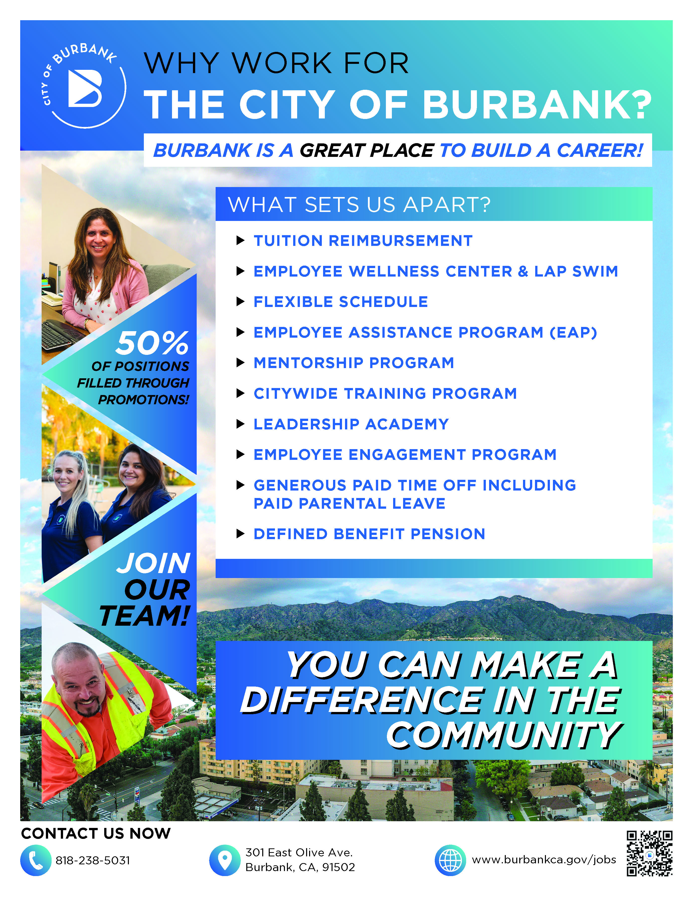Burbank is a great place to build a career.