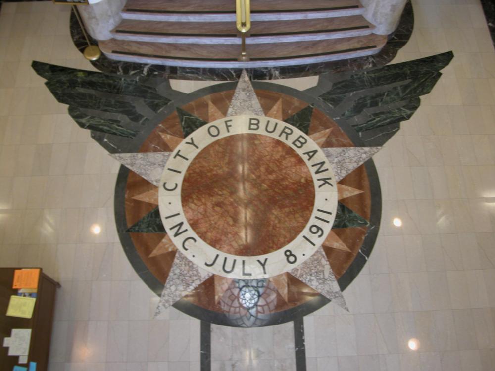 20201210-Burbank-City-Hall-floor-seal.jpg Image