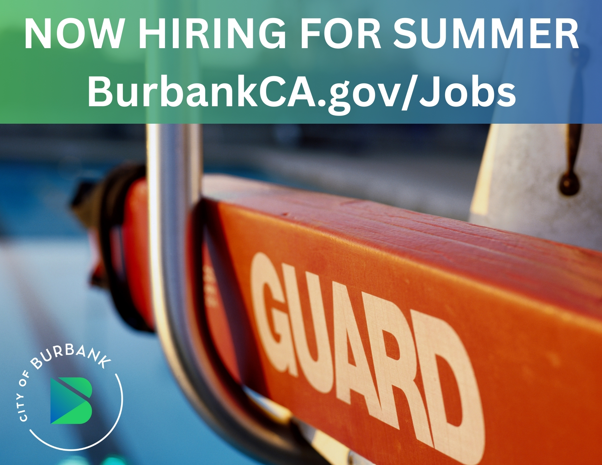 Now Hiring for Summer Aquatics Jobs BurbankCA.gov